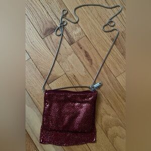 Chic Burgundy Evening Bag